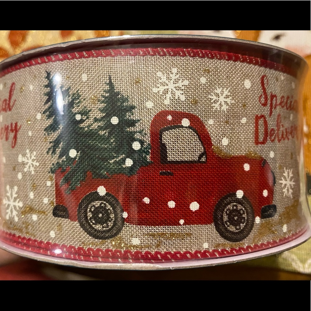 Members Mark Red Truck Ribbon 2.5” wide x 50 yards